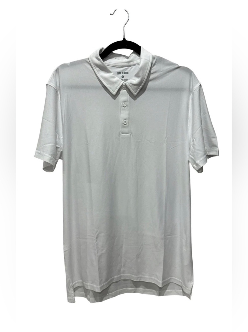 The Classic Men's White Polo - Clean 3-Button Design